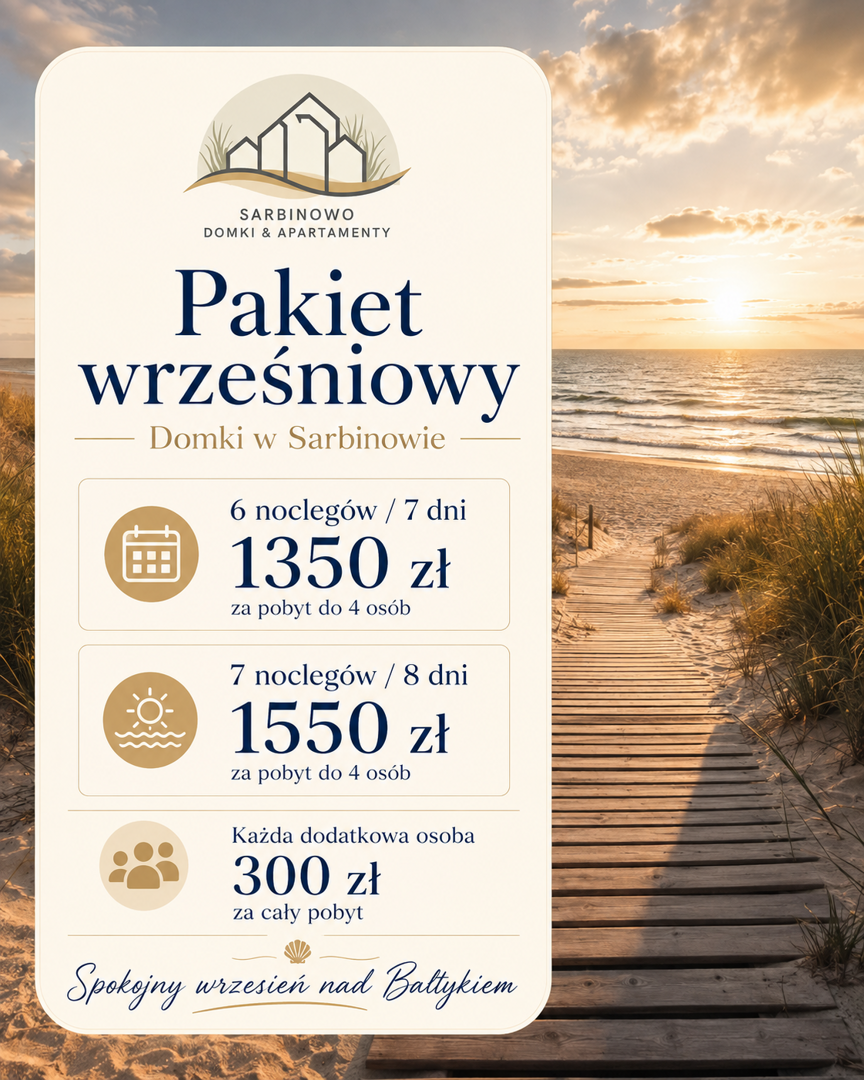 Pakiet wrześniowy w Sarbinowie